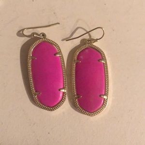 Kendra Scott pink earrings